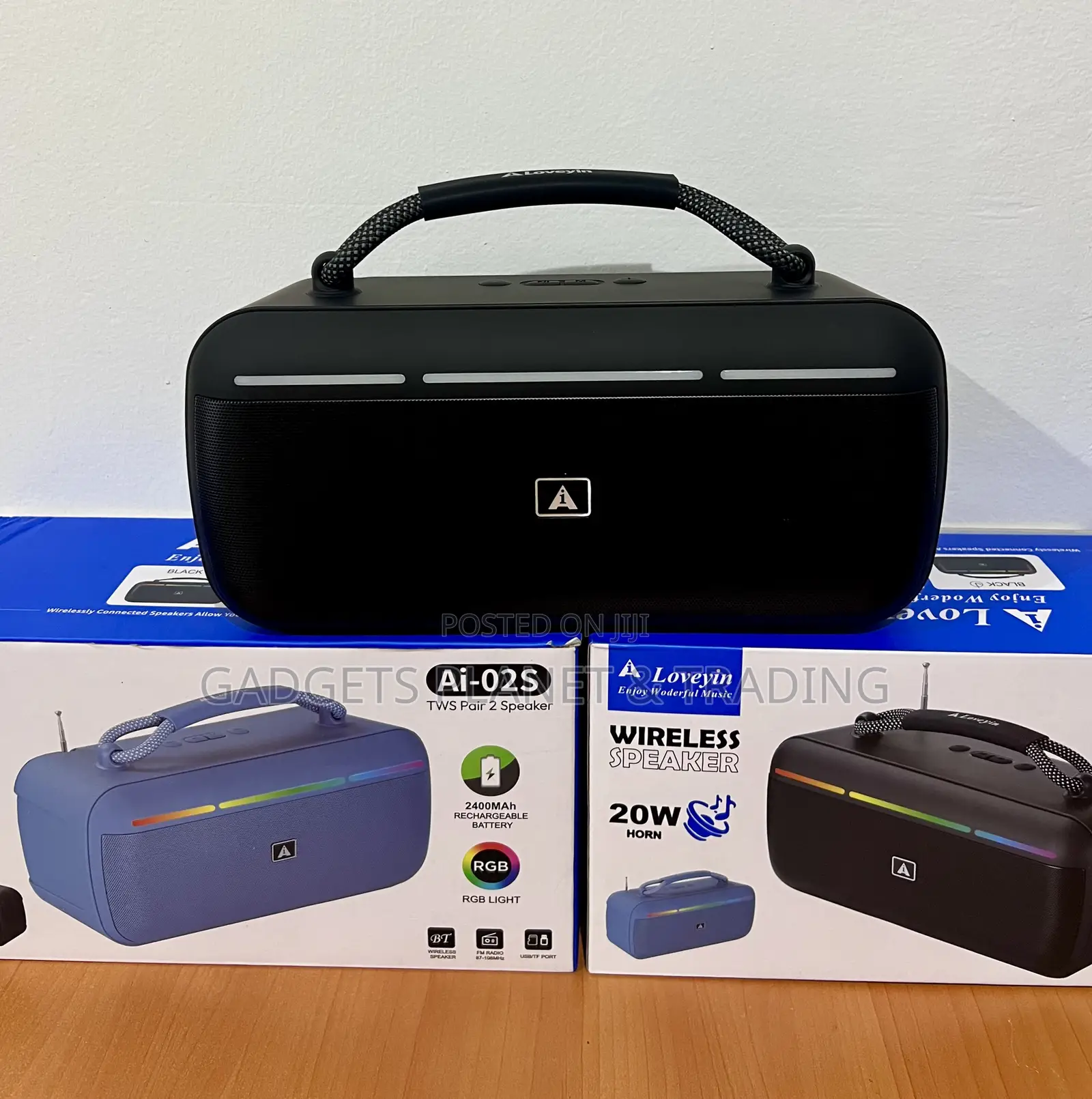Loveyin TWS Bluetooth, Fm Radio T-Flash Speaker - 20w
