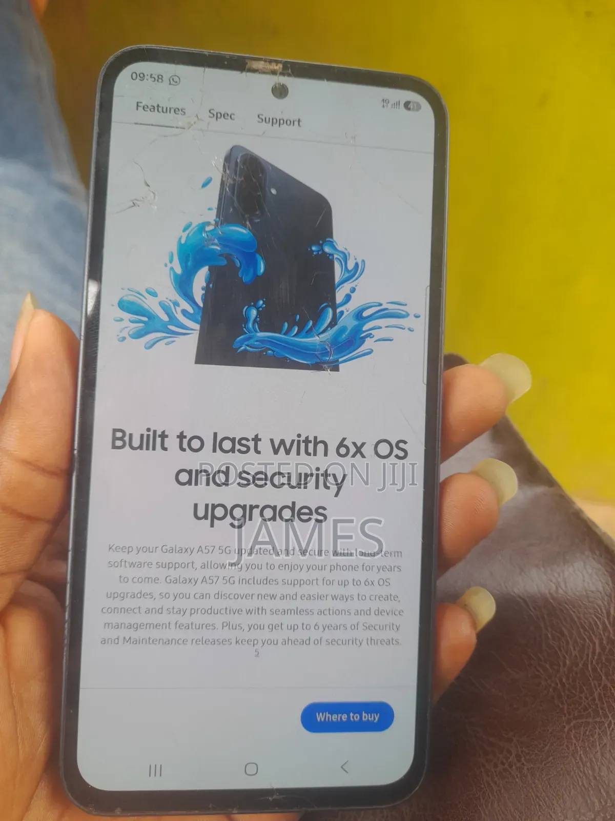 Samsung Galaxy A54 5G 128 GB Black