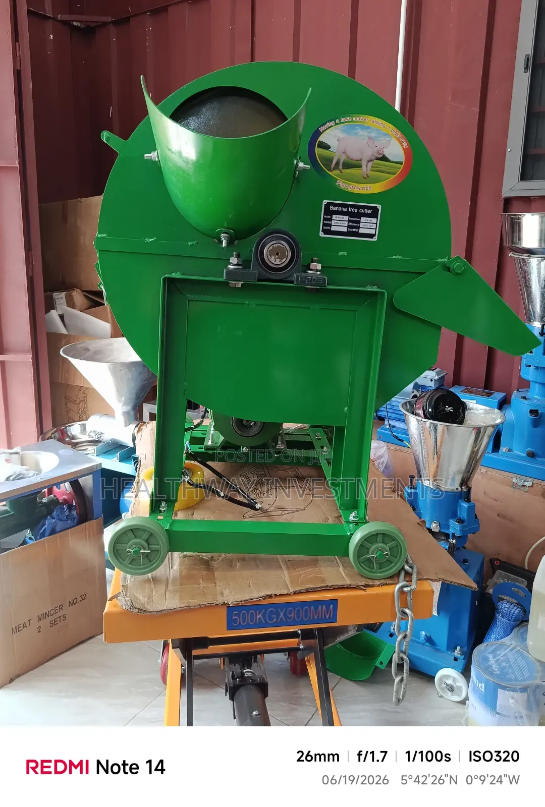 Plantain and Straw Cutter
