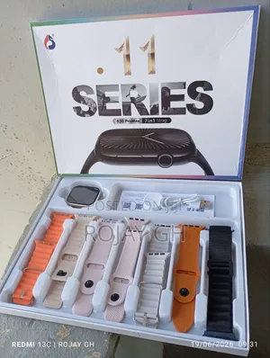 Series 11 Ultra S30 Pro Max Smartwatch | 7-in-1 Combo - Gold