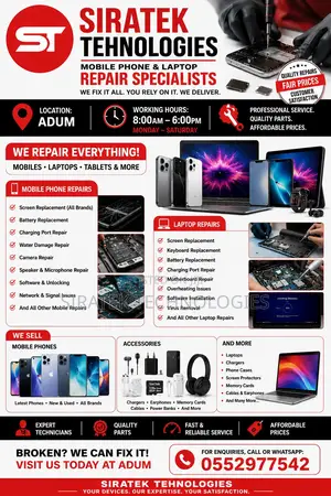 Siratek Technologies Mobile Phone Repairs and Accsories