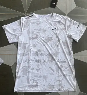 Nike White With Grey Patterned Design