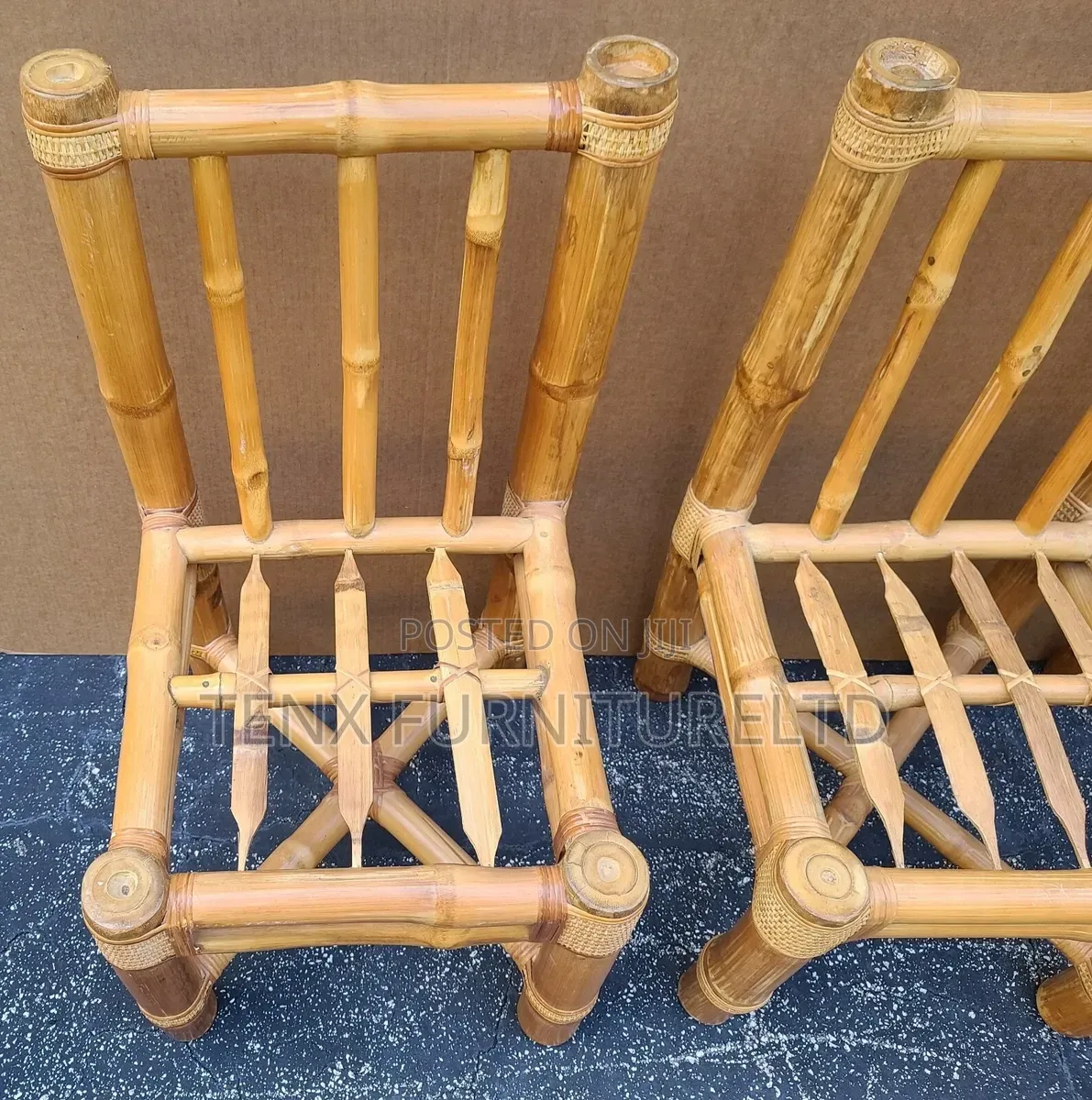 Bar Stool (Bamboo) Antique