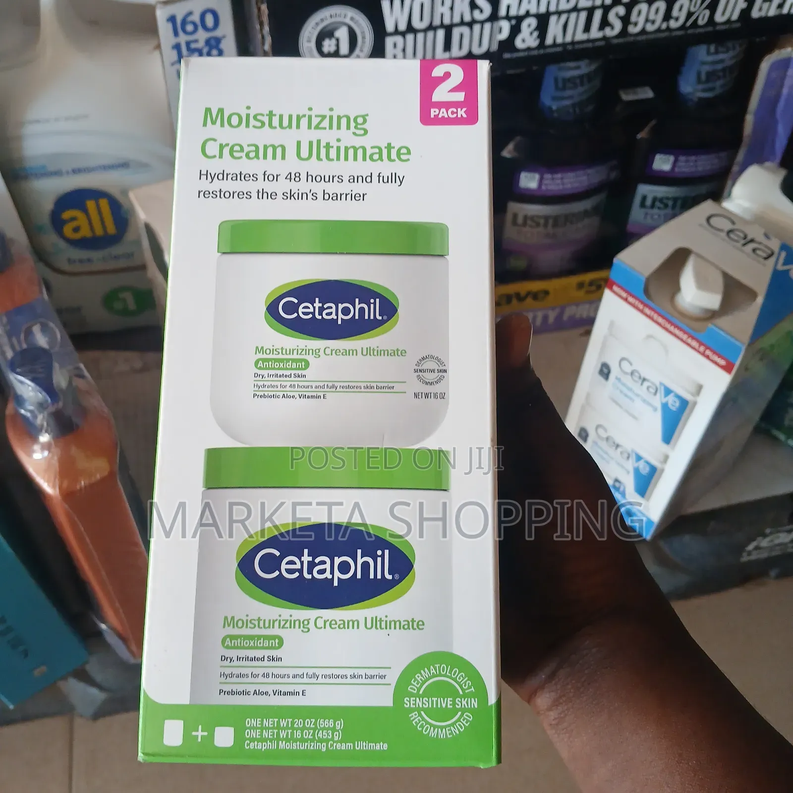 Cetaphil Moisturizing Cream Ultimate 453mlx2