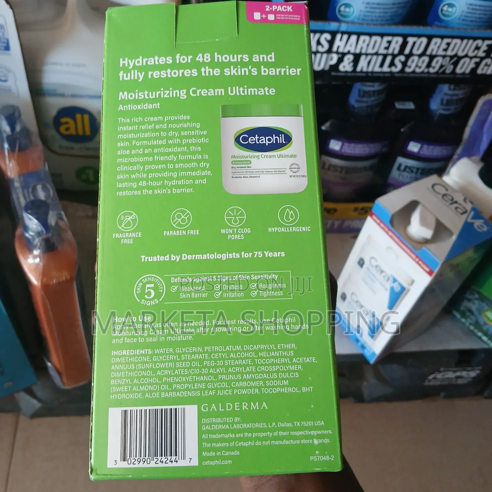 Cetaphil Moisturizing Cream Ultimate 453mlx2