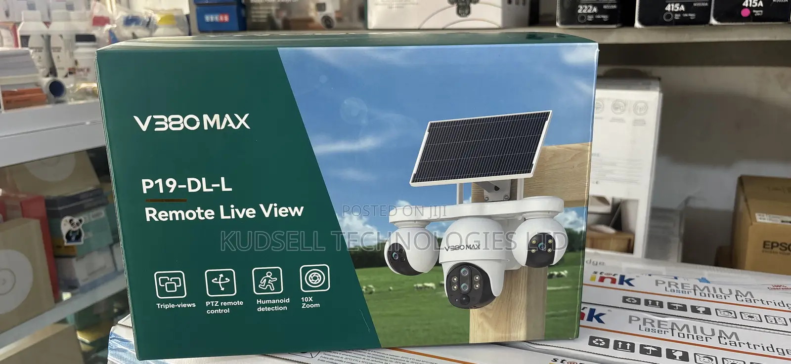 4g Ultra Hd V380 Max Solar Tripple Camera