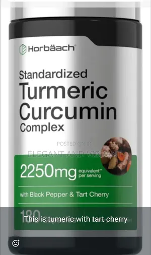 Turmeric Curcumin With Black Pepper | 180 Capsules
