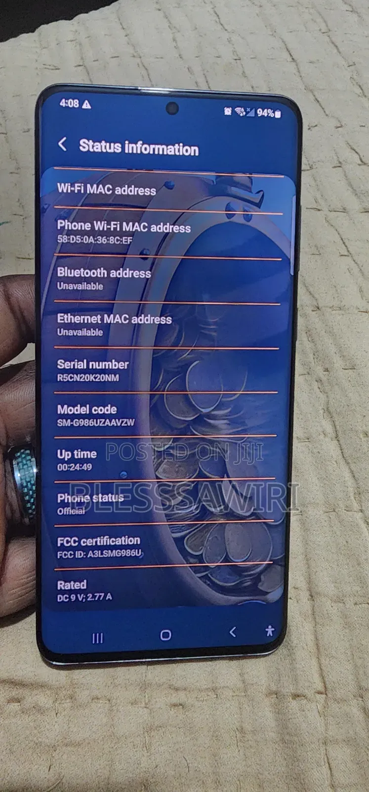 Samsung Galaxy S20+ 5G 128 GB Gray