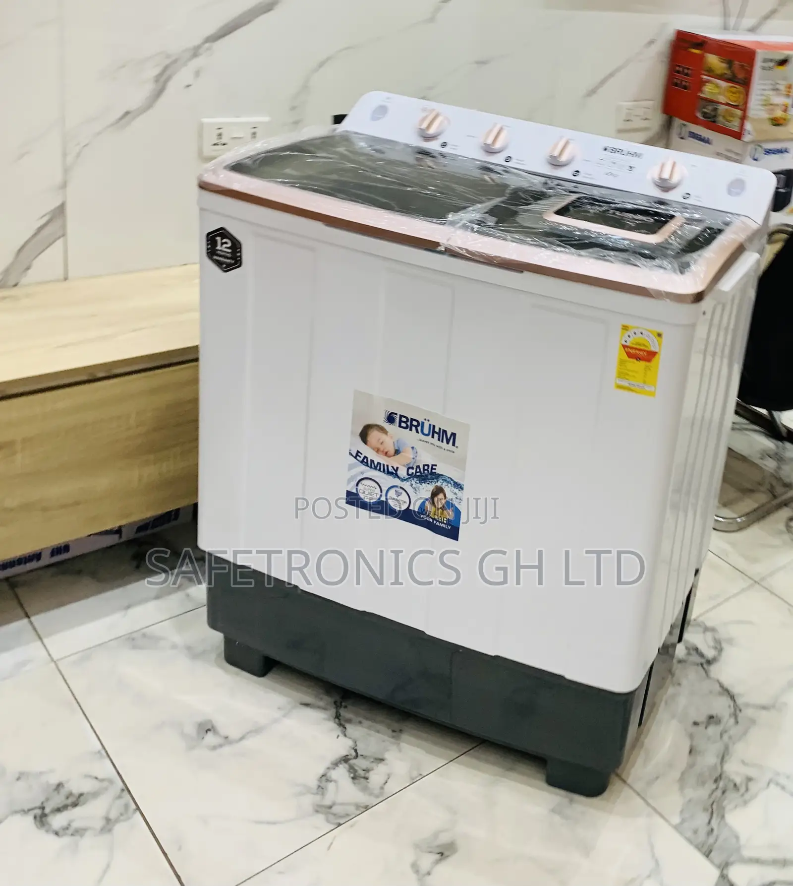 Purchase Bruhm BWT-120h (Twin Tub) 12kg Semi-Automatic Top-Loader