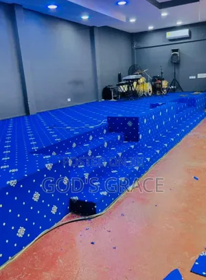 Quality and Soft Floor Woolen Carpet for Church Pulpit Auditorium