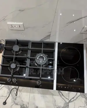 Order Kenwood 90cm Glass Hob(3 Gas + 2 Electric)Black