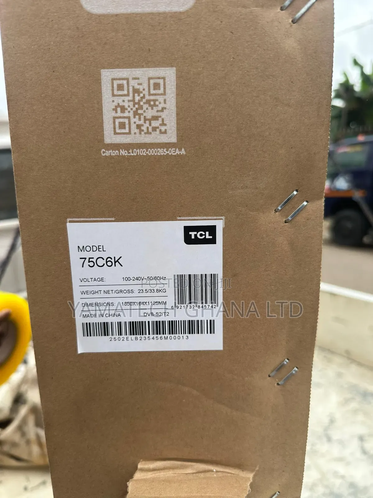 TCL 75” Qd-Miniled Google Smart Tv With Quantum Dot Technology