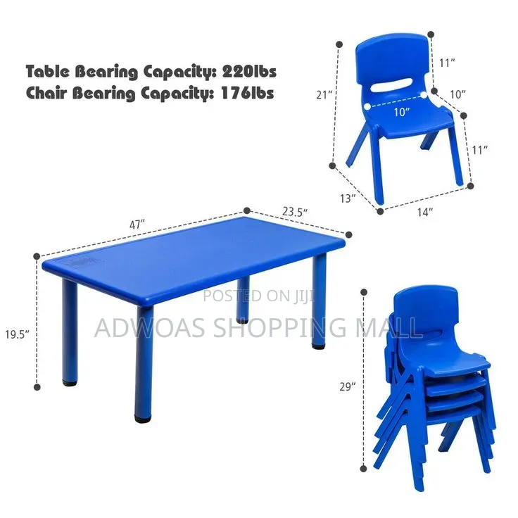 Kids Plastic Table/Kids Study Table