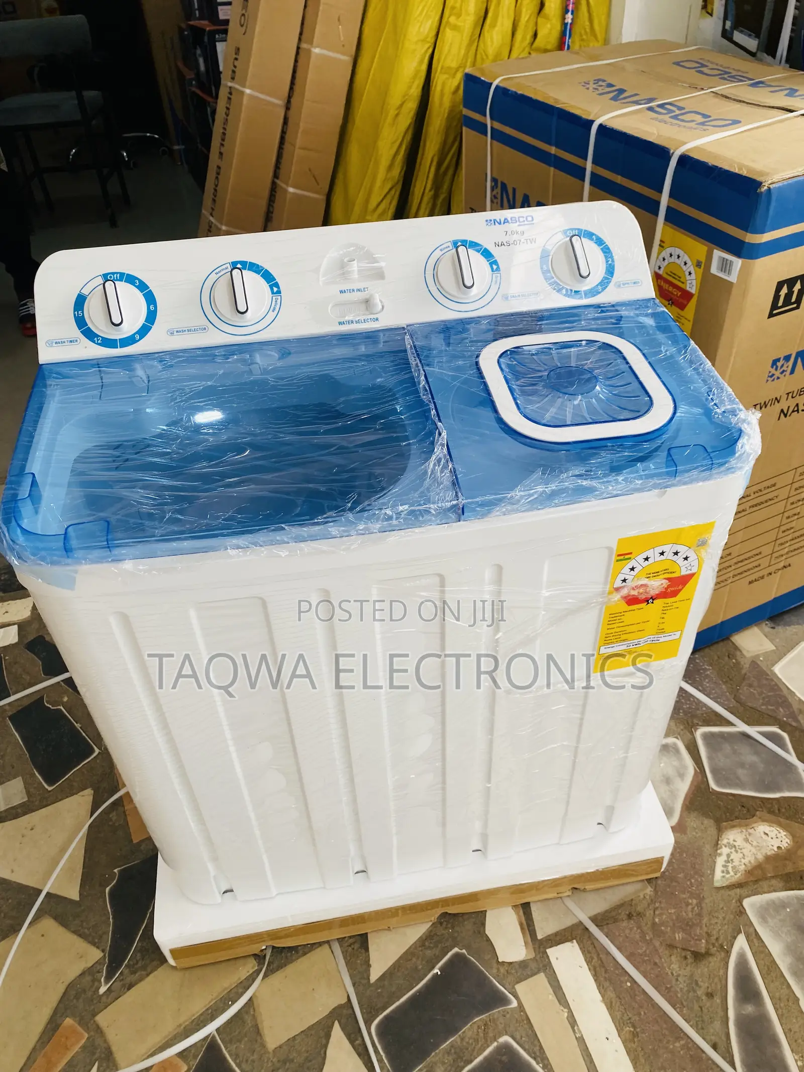Nasco Twin Tube 7kg Washing Machine
