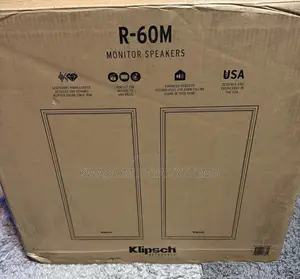 Klipsch R-60m Bookshelf Speakers (2-Pack) Black