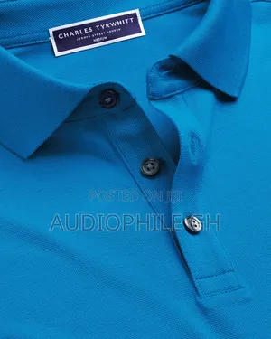 Charles Tyrwhitt Short Sleeves Solid Cotton Stretch Pique Polo Shirt