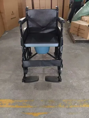 Commode Wheelchair Short Back