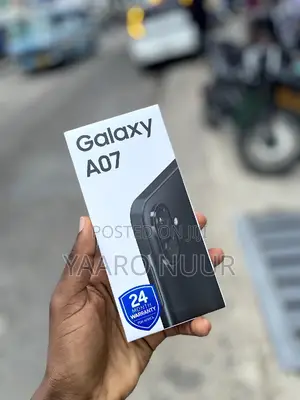 New Samsung Galaxy A07 4G 64 GB Black