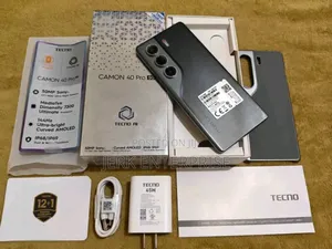 New Tecno Camon 40 Pro 5G 256 GB Black