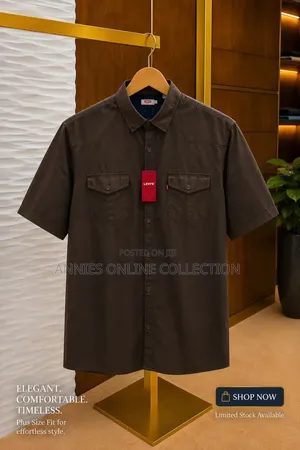 Quality Plus Size Khaki Shirts