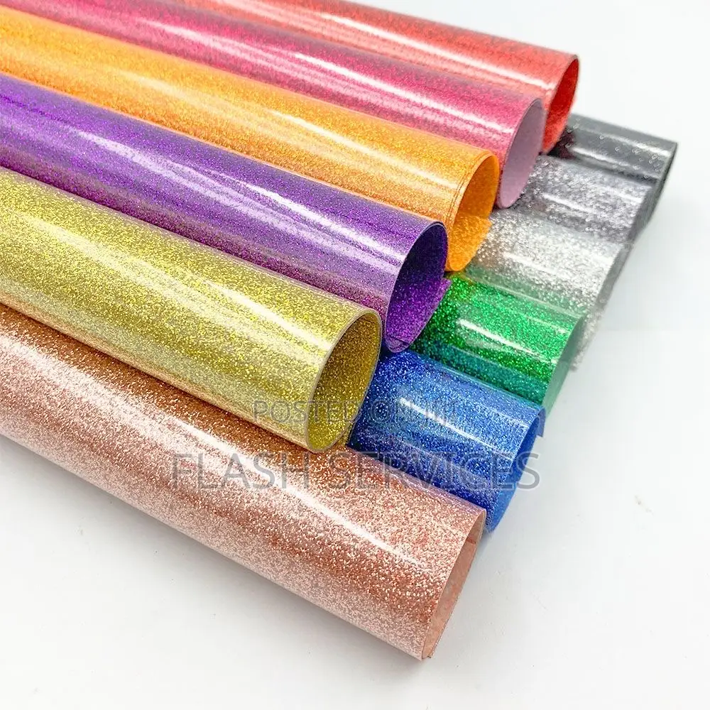 Glitter Holographic Heat Transfer Vinyl (Roll 30cm*50cm)