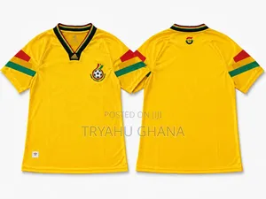 Black Stars Supporters Jersey – Authentic Ghana Football Wear-Tryahu