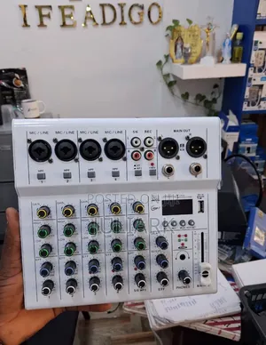 6 Channels Audio Mixer