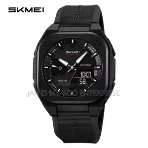 Skmei 2328 Fashion Sports Watches for Men Waterproof Wristwatch-Black