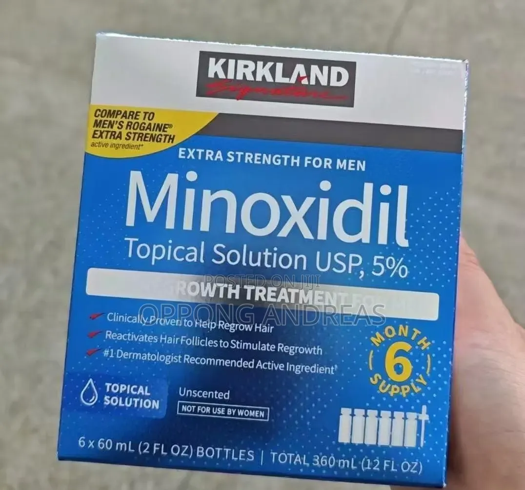 6 in 1 Kirkland Minoxidil 5% Extra Strength Hair Regrowth Solution