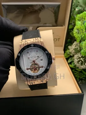 Hublot Leather Watch – Men’S Unisex Luxury Watch in Ghana