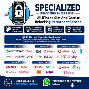 All iPhone Carrier Network Unlocking Permanently