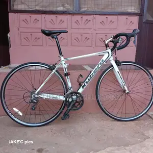 White Road Bike