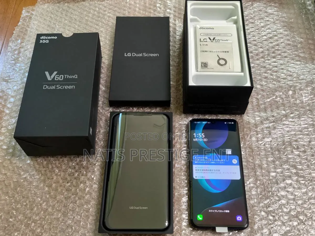 New LG V60 ThinQ 5G 128 GB Black
