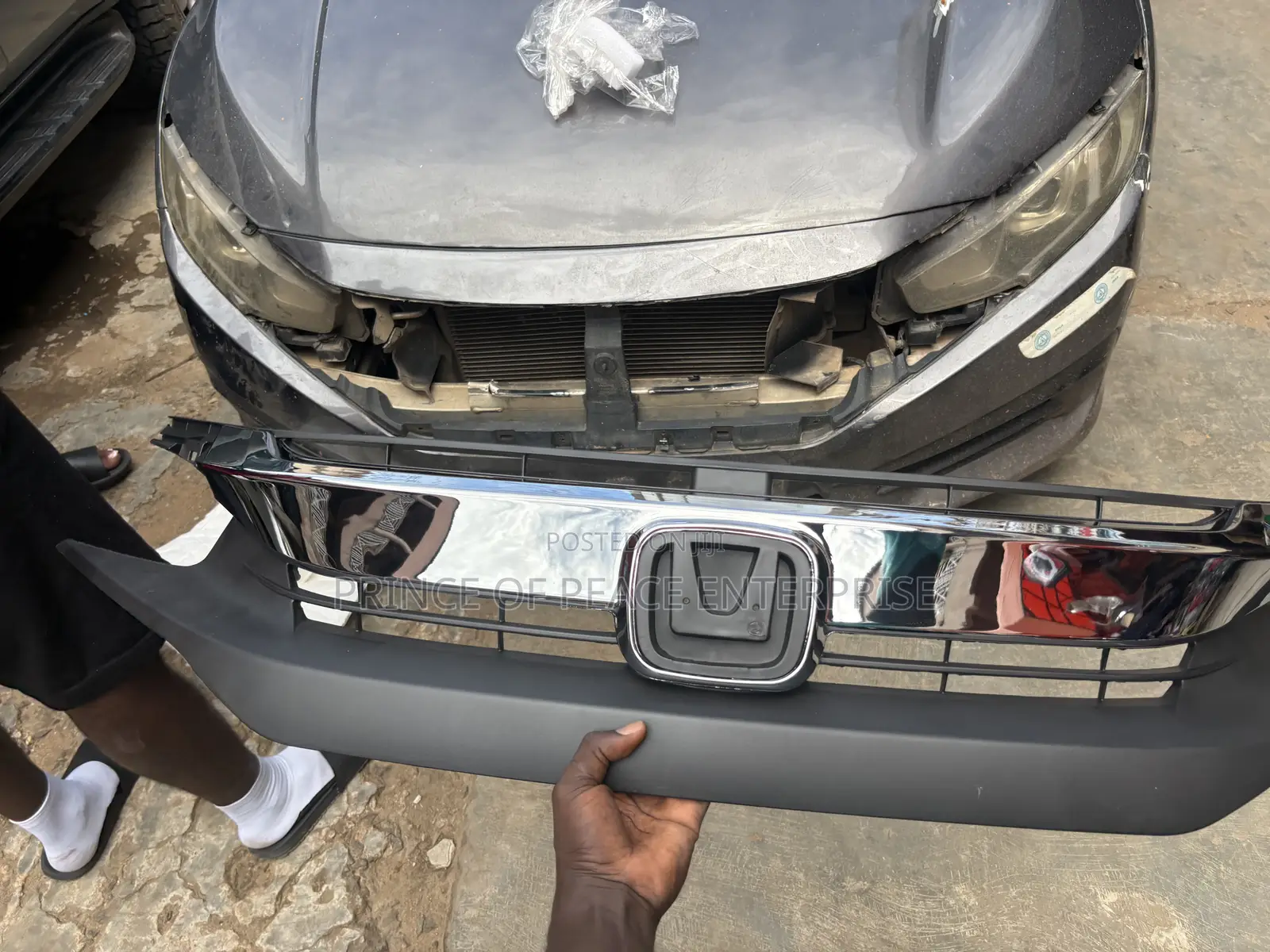 Honda Civic 2016 2017 2018 Front Shells or Grille Chrome