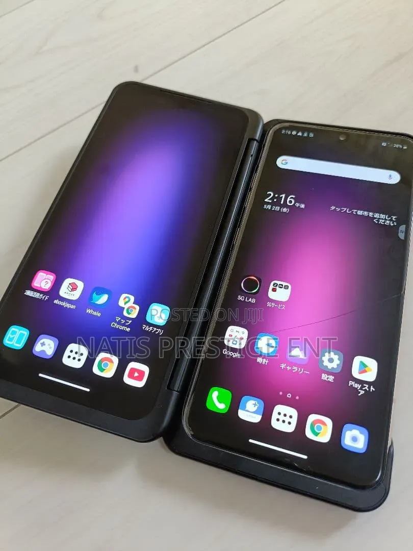 New LG V60 ThinQ 5G 256 GB Black