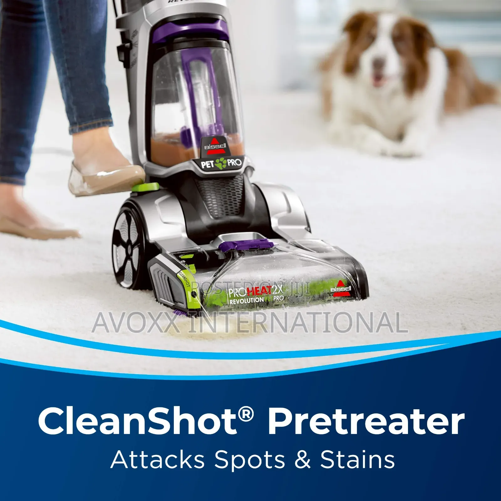 Bissell Proheat 2x Revolution Pet Pro Full-Size Carpet Cleaner, 1986