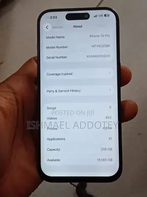Apple iPhone 15 Pro 256 GB Black
