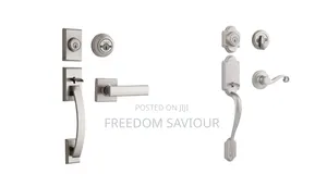 Front Door Deadbolt Lock Pull Handle Set
