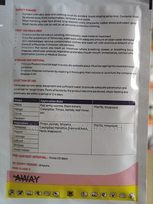 Away ( Emamectin Benzoate 5%Sg)