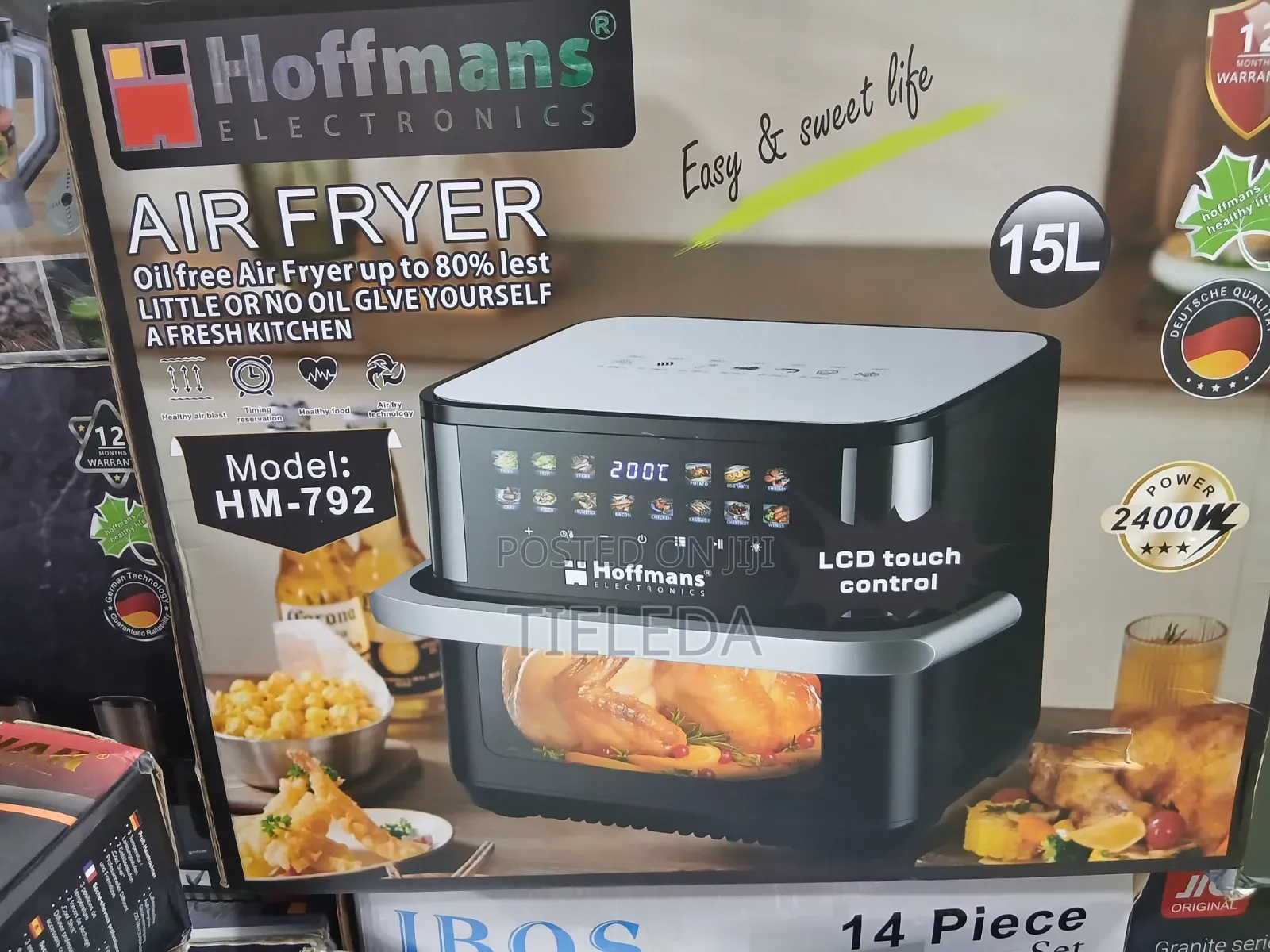 Hoffman Air Fryer Oven 15l -Hm 792