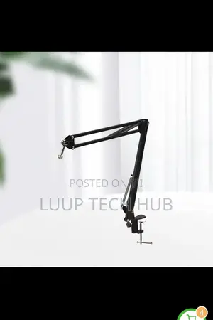 Table Microphone Stand. Boom Arm Mic Holder