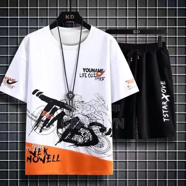 Men's T-Shirt and Shorts Set