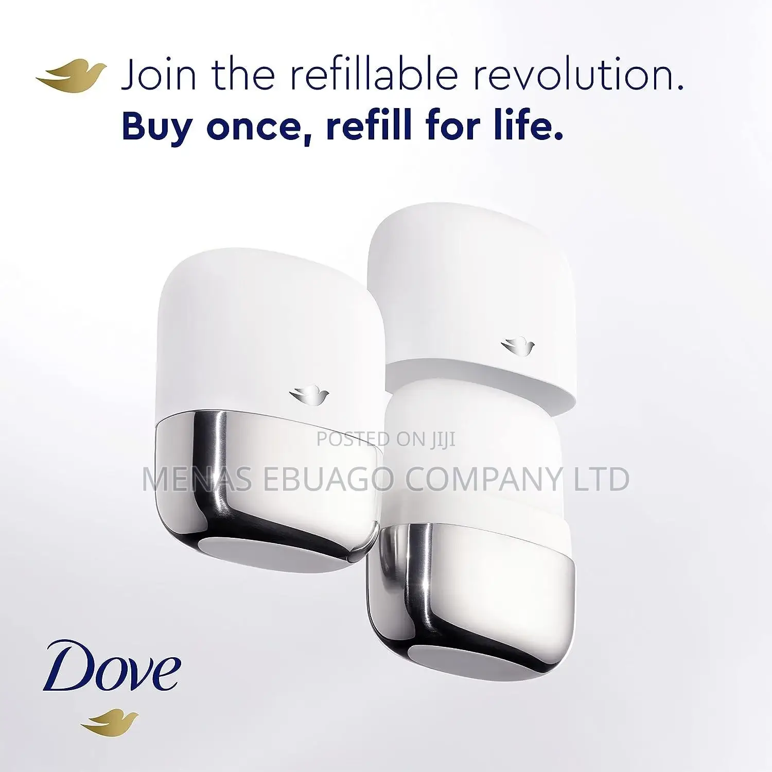 Dove Aluminum Free Deodorant With 2 Refills