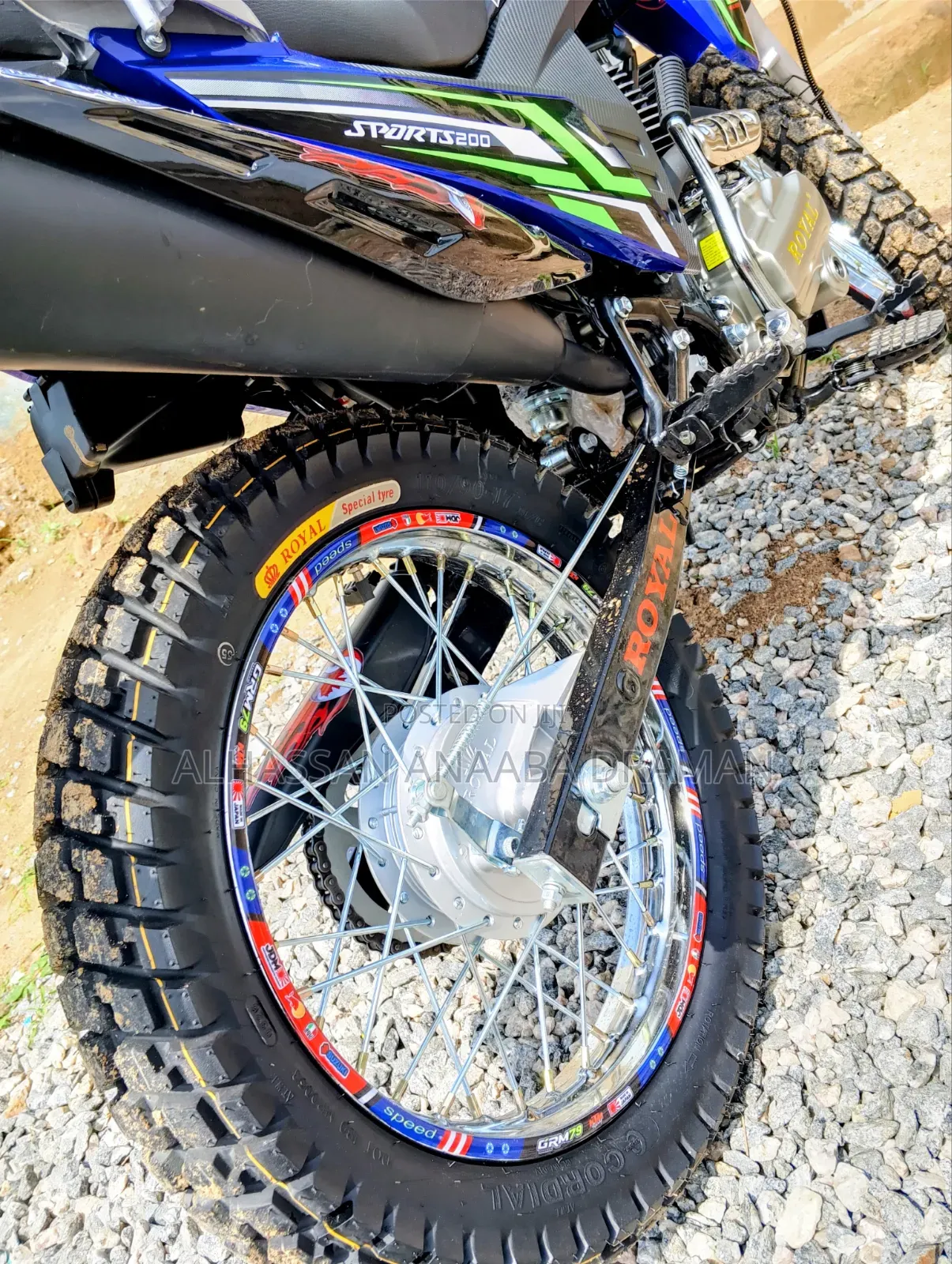 New Royal Motorcycle 2025 Blue