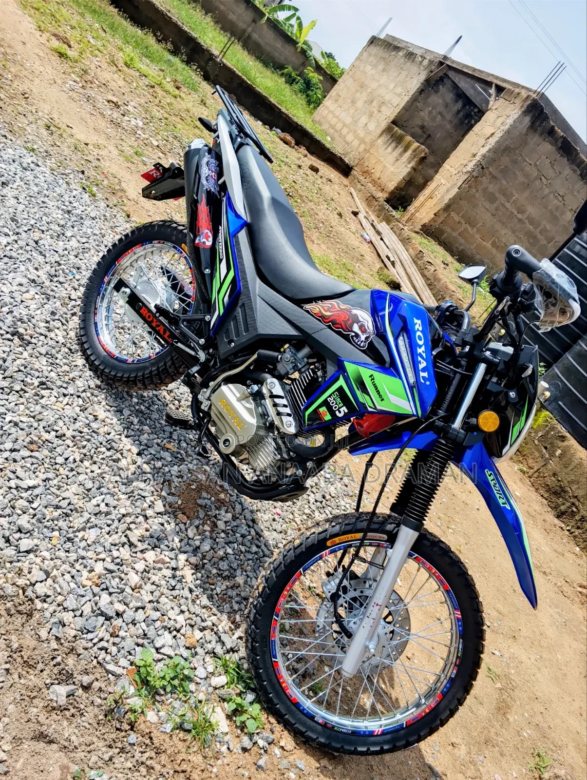 New Royal Motorcycle 2025 Blue