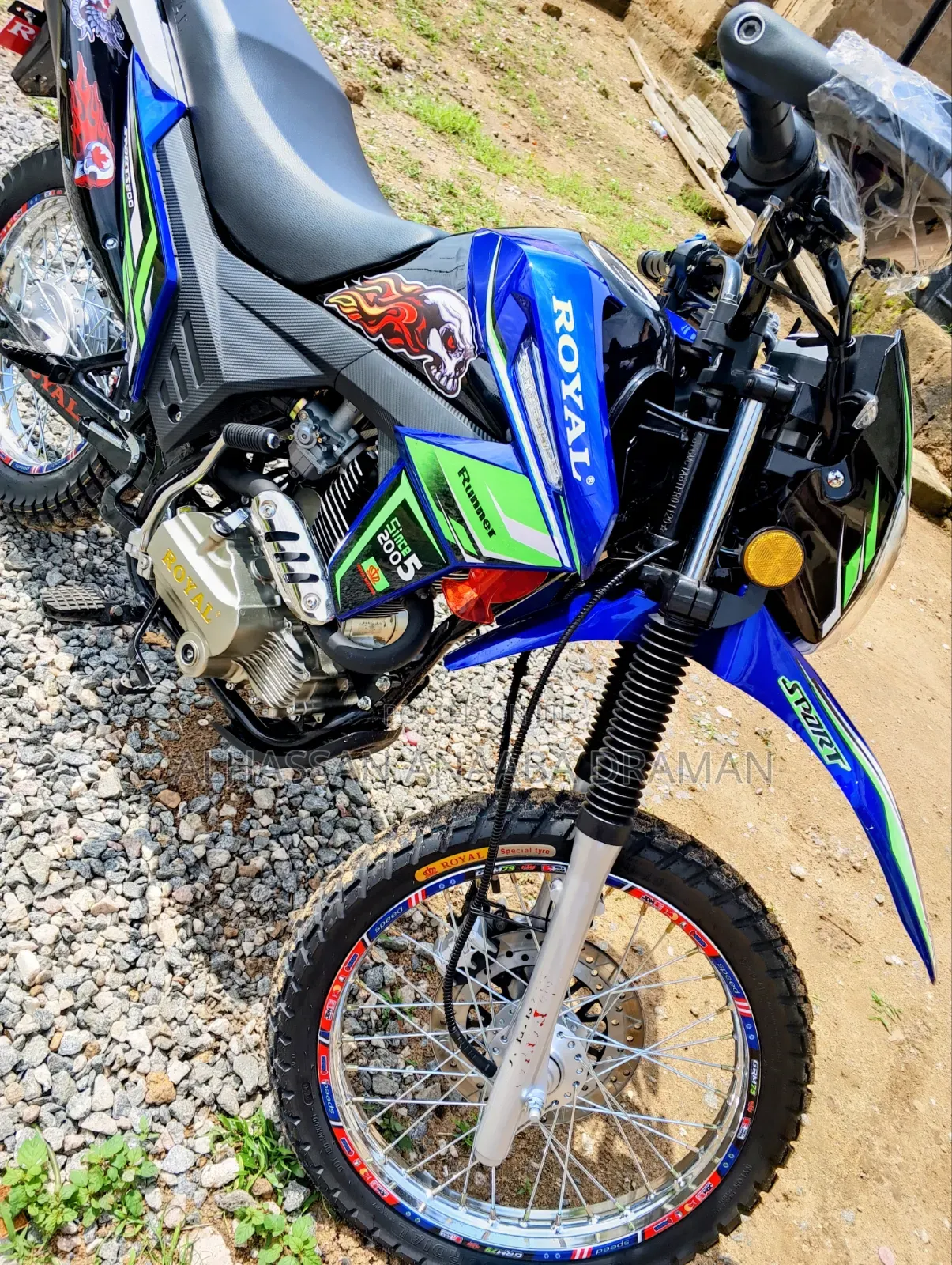 New Royal Motorcycle 2025 Blue