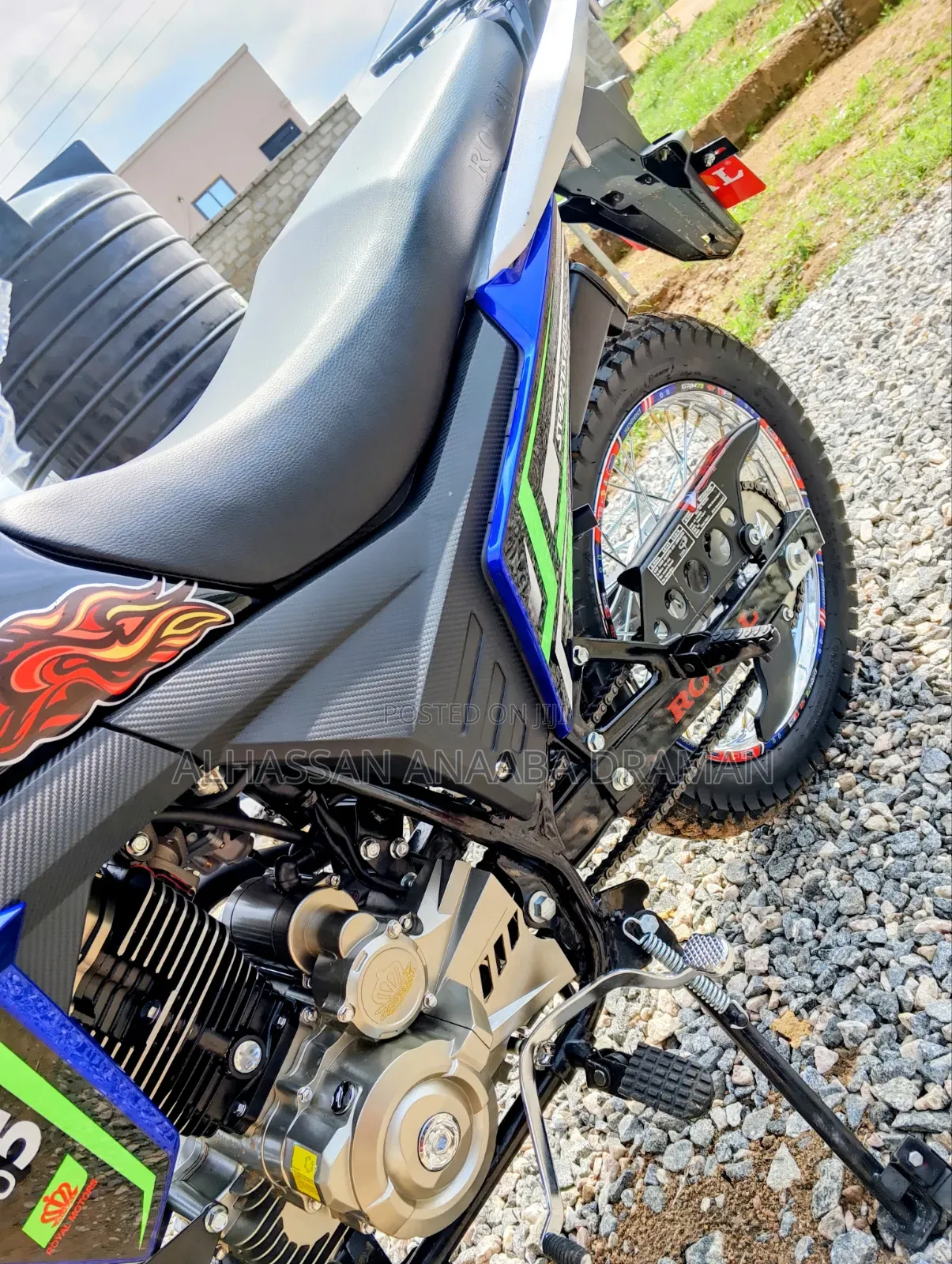 New Royal Motorcycle 2025 Blue