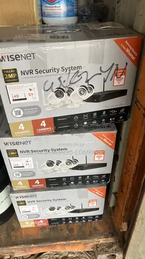 Brand New Wisenet 4-Channel CCTV System