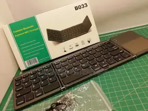 B033 Tri-Fold Bluetooth Keyboard With Touchpad