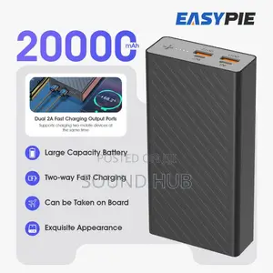 20000mah Ultra Slim Power Bank 18w - Fast Charging